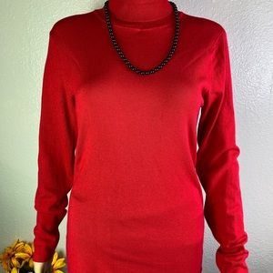 New York & Company  pullover red NWT size M